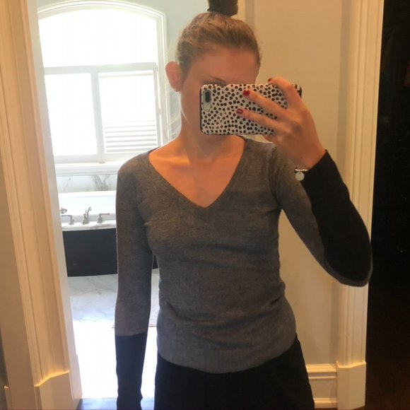Gray & Black Club Monaco Long Sleeve - Picture 3 of 4